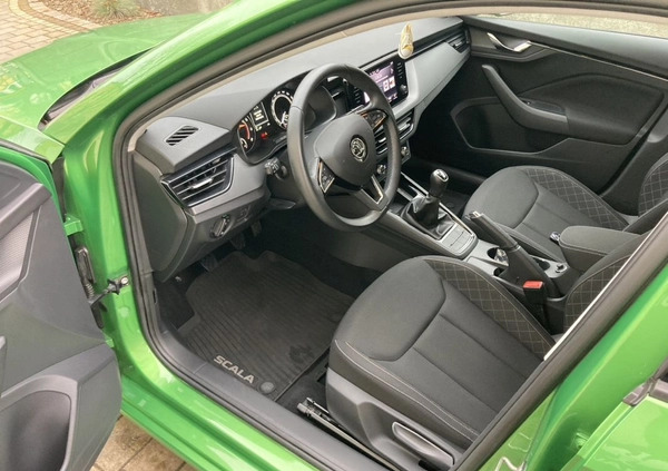 Skoda Scala cena 52500 przebieg: 37200, rok produkcji 2019 z Lubliniec małe 191